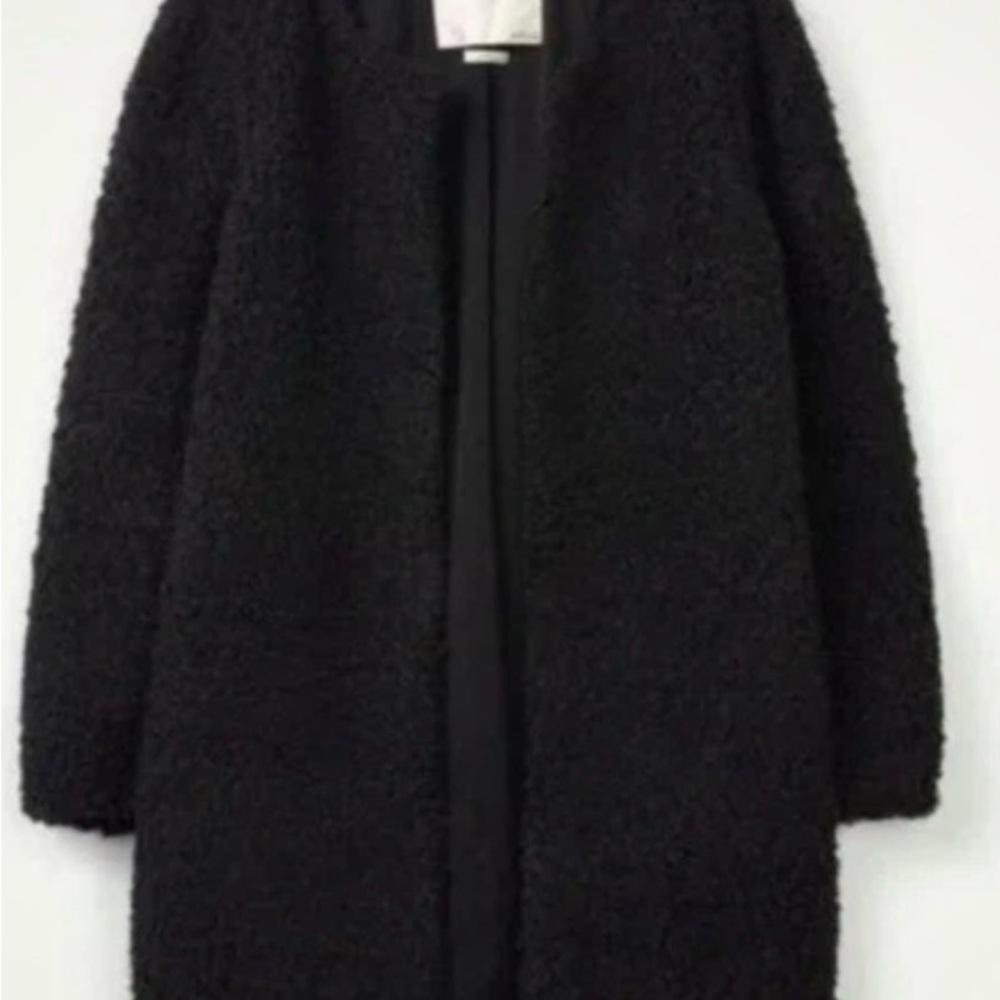 Wilfred Black Teddy Jacket